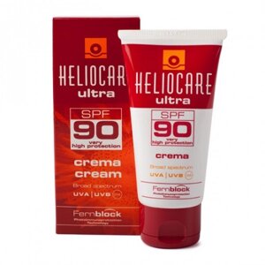 Сонцезахисний крем для нормальної та сухої шкіри Heliocare Ultra Cream SPF 90+ 50 мл