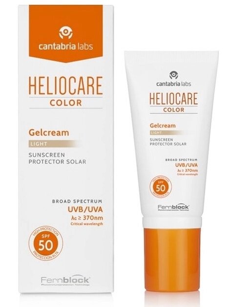 Тональний сонцезахисний гель-крем з SPF 50 Cantabria HELIOCARE Color Light Gelcream від компанії DiscoShop - фото 1