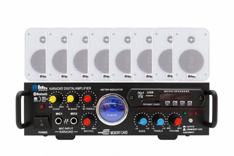 WSM-2408 Sky Sound, Комплект акустики, мощность 2*50Вт від компанії DiscoShop - фото 1
