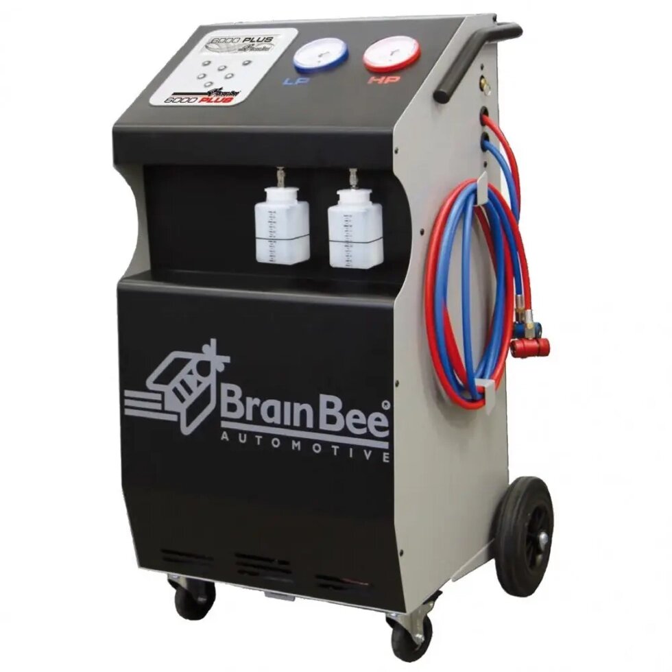 Автоматична установка для заправки автомобільних кондиціонерів BRAIN BEE 6000 PLUS з принтером від компанії АвтоСпец - фото 1