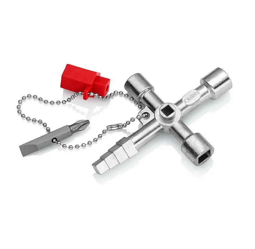 Ключ для електрошаф - Knipex 00 11 04 від компанії АвтоСпец - фото 1