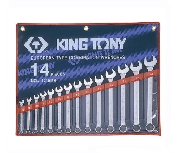 Набір ключів дюймових 14 шт. (5/16 "- 1-1 / 4") KING TONY від компанії АвтоСпец - фото 1