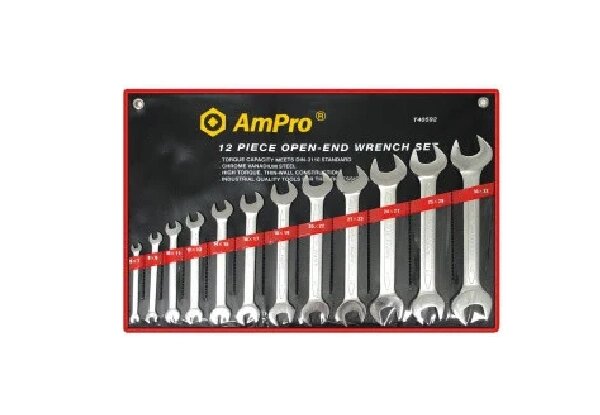 Набір ключів комбінованих (6-32мм), 12 предметів T40592 AmPro від компанії АвтоСпец - фото 1