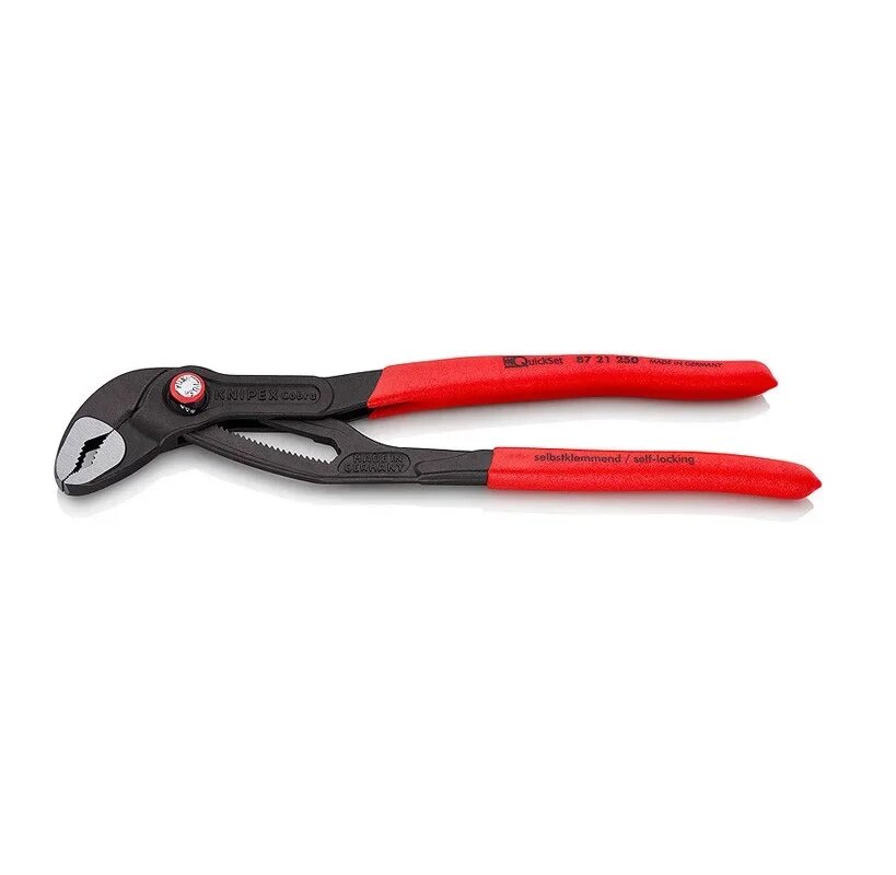 Переставні кліщі Cobra QuickSet 250 мм - Knipex 87 21 250 від компанії АвтоСпец - фото 1