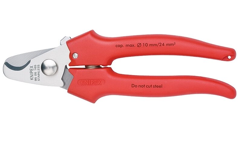 Ножиці для різання кабелів 165 мм - Knipex 95 05 165 - переваги