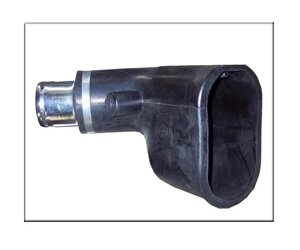 Filcar BGA-100 - Овальний гумова насадка для подвійною вихлопною труби під шланг 100 мм