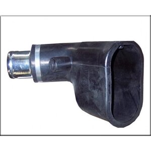 Filcar BGA-75 - Овальний гумова насадка для подвійний вихлопної труби під шланг 75 мм