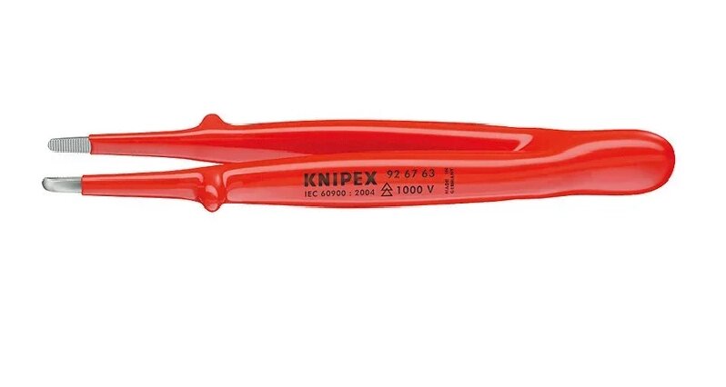 Пінцет захватний прецизійний 1000V - Knipex 92 67 63 від компанії АвтоСпец - фото 1