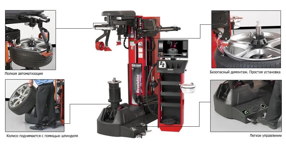 Шиномонтажний верстат HUNTER Revolution від компанії АвтоСпец - фото 1
