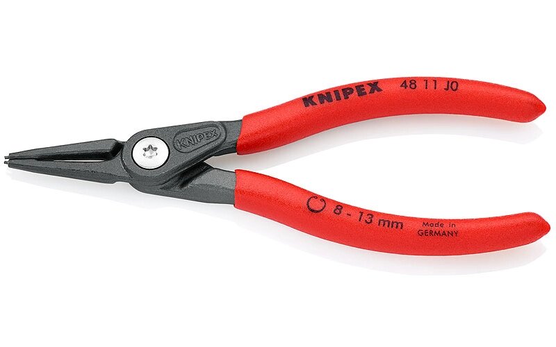 Знімач внутрішніх стопорних кілець 8 - 13 Ø мм - Knipex 48 11 J0 від компанії АвтоСпец - фото 1