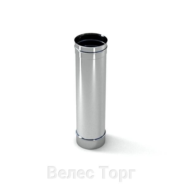 Труба димоходу L 0,3 м / S 0,5 мм / ф 300/304 сталь - особливості