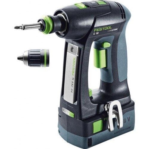 Акумуляторний дриль-шурупокрут Festool C 18 Li 5,2-Plus від компанії ПП Король - фото 1