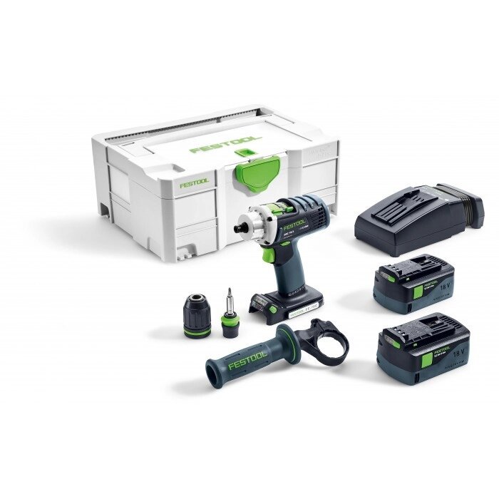 Акумуляторний дриль-шурупокрут FESTOOL DRC 18/4 Li 5,2-Plus QUADRIVE від компанії ПП Король - фото 1