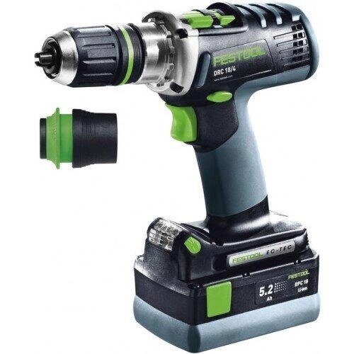 Акумуляторний дриль-шурупокрут Festool DRC 18/4 Li 5,2-Plus від компанії ПП Король - фото 1