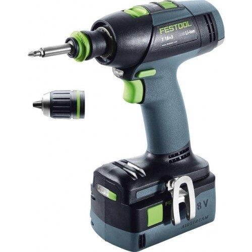 Акумуляторний дриль-шурупокрут Festool T 18+3 Li 5,2-Plus від компанії ПП Король - фото 1