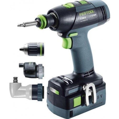 Акумуляторний дриль-шурупокрут Festool T 18+3 Li 5,2-Set від компанії ПП Король - фото 1