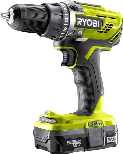 Акумуляторний дриль-шурупокрут Ryobi ONE+ R18DD3-113S від компанії ПП Король - фото 1