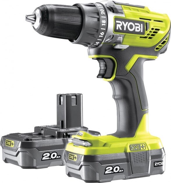 Акумуляторний дриль-шурупокрут Ryobi ONE+ R18DD3-220S від компанії ПП Король - фото 1