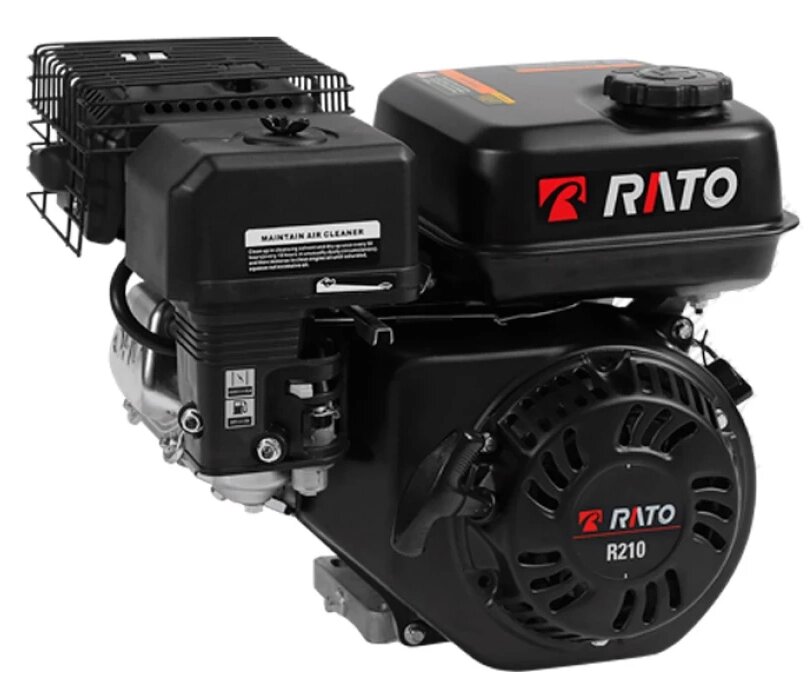 Бензиновий двигун Rato R210 PF (вал 20 мм) від компанії ПП Король - фото 1