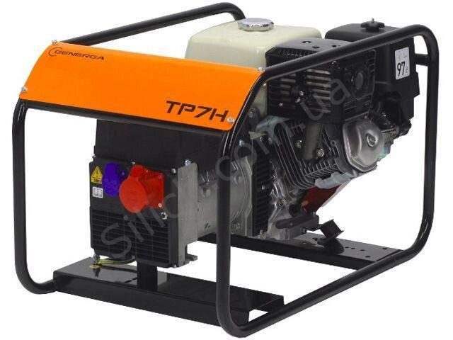 Бензиновий трифазний генератор TP7H GENERGA від компанії ПП Король - фото 1