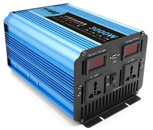 Домашній UPS ДБЖ інвертор чиста синусоїда 220 V 3000 W 12 V (19167) від компанії ПП Король - фото 1