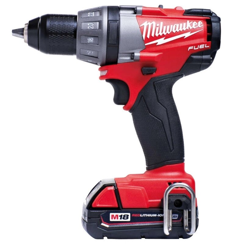 Дрель-шуруповерт Milwaukee FUEL M18 CDD-402C Lі-Іon (4933440537) від компанії ПП Король - фото 1