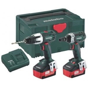 Два акумуляторних шурупокрути Metabo Combo Set 2.1.4 18 V SBLT+SSW + MetaLoc валіза від компанії ПП Король - фото 1