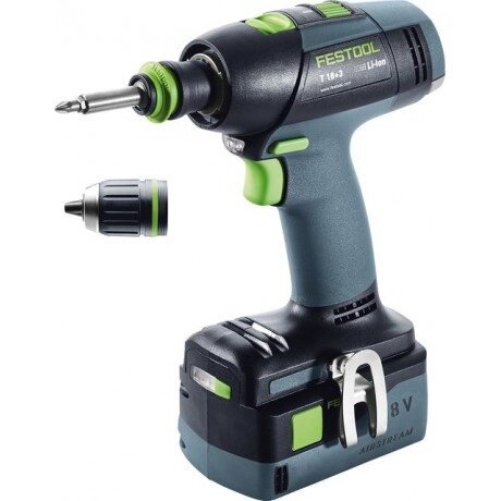 Festool Акумуляторний дриль-шурупокрут T 18+3 Li 5,2-Plus від компанії ПП Король - фото 1