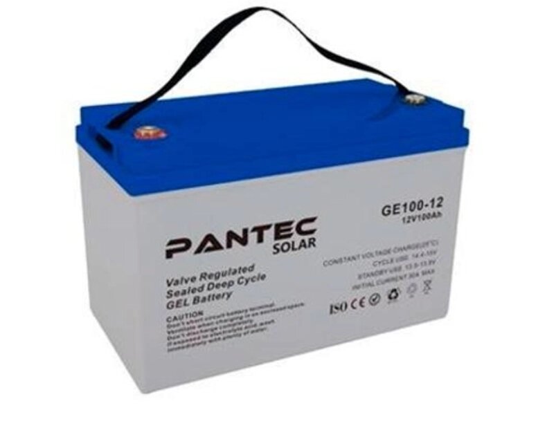 Гелевий акумулятор PANTEC 100-12 GEL 12 V (100 Ah) від компанії ПП Король - фото 1