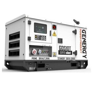 Генератор дизельний genergy GDS10T (8 квт)