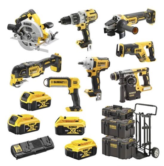 Набір із восьми інструментів акумуляторних DeWALT DCK856P4 від компанії ПП Король - фото 1