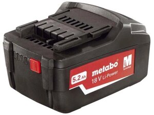 Акумулятор Metabo 18 В, 5.2 Aг