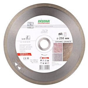 Алмазний відрізний диск Distar Ceramic granite 250x25.4
