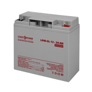 Акумулятор гелевий LPM-GL 12V — 20 Ah