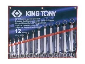 Набір ключів накидних 12 од. (6-32 мм) (у складі ключ 24х27мм)