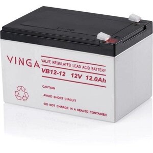 Акумуляторна батарея для ДБЖ VINGA U0211286 (12В, 12 А/год)