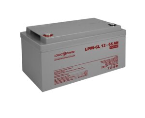 Акумулятор гелевий LPM-GL 12V — 65 Ah