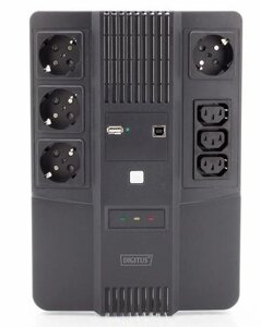 Джерело безперебійного живлення Digitus DN-170111 (All-in-One, 800VA/480W)