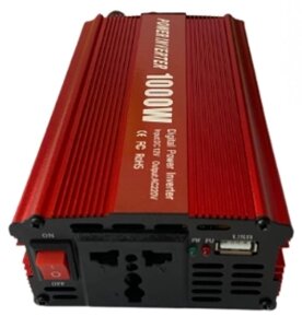 Перетворювач напруги TBE Power inverter 12 В 220 В (1000 Вт)