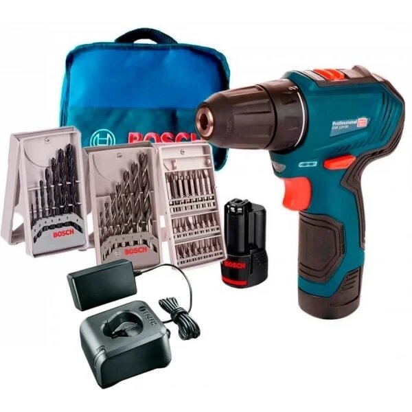 Шурупокрут акумуляторний Bosch GSR 12V-30 (12 В, 2х2 А·год, 30 Н·м) від компанії ПП Король - фото 1