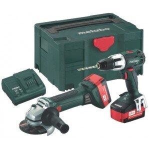 Шурупокрут і кутова шліфмашина Metabo Combo Set 2.4.2 18 V SBLT+W18 від компанії ПП Король - фото 1