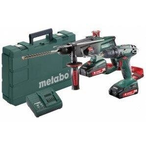 Шурупокрут і перфоратор Metabo Combo Set 2.3.2 18 V * BS18 + KHA18 від компанії ПП Король - фото 1