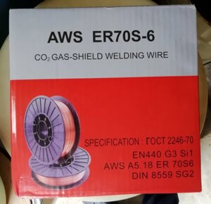 Зварювальний дріт AWS ER70S-6?0.8 мм 5 кг