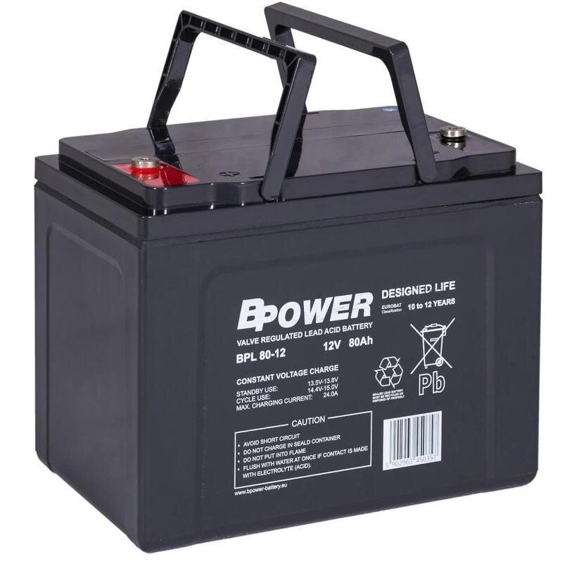 Змінний акумулятор BPOWER BPL 80-12 (12 V, 75 Ah) від компанії ПП Король - фото 1