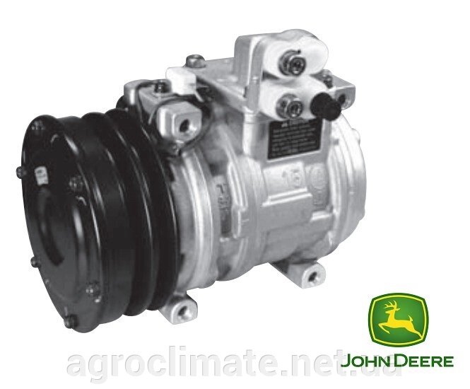 Компресор кондиціонера AZ44541 для техніки John Deere A2 12V. 447100-2994; 447200-0090 від компанії Agroclimate - фото 1