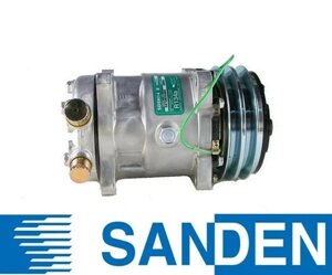 Компресор кондиціонера Sanden SD5S14 132mm. А2 12 V МТЗ, ХТЗ, Нива