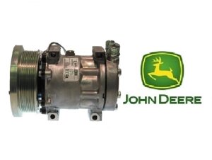 Компресор кондиціонера SD7H15 133 мм. 8PV на техніку John Deere SANDEN 4698, SANDEN 4698