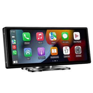 10,26" Автомобільний мультимедійний плеєр з CarPlay, Android Auto, Bluetooth, USB, AUX, Wi-Fi
