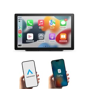 Мультимедійний комбайн Easy-Mount: 9" QLED, CarPlay, Android Auto, AHD 720, Bluetooth, SD, FM