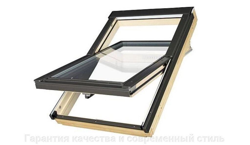 Мансардне вікно FAKRO FTS-V U2 + Комір ( комплект ) від компанії Гарантія якості та сучасний стиль покрівлі та фасаду - фото 1